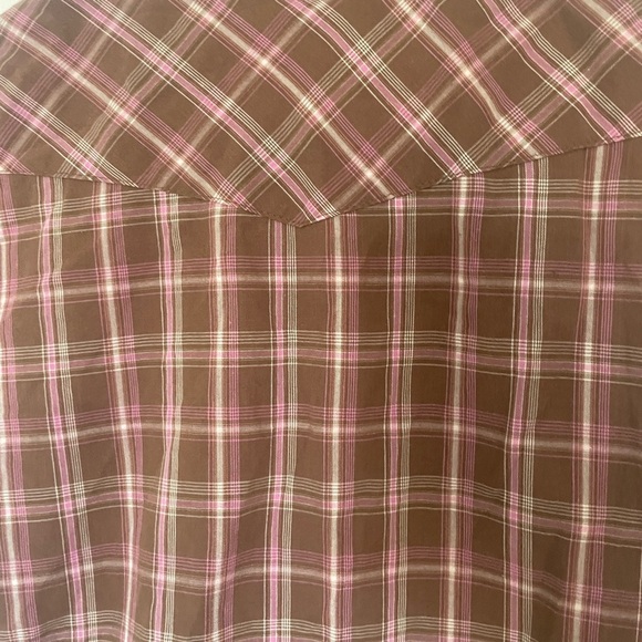 Wrangler XXL sleeveless button down plaid sleeveless snap buttons western Dutton - Picture 5 of 5